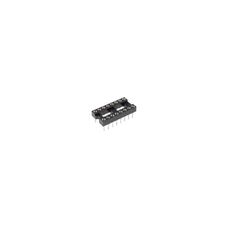  16 pines - 7.62mm - Support for integrated circuits machining