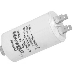 Condensador Motor 12,5µF 450V Ø35x65mm M8