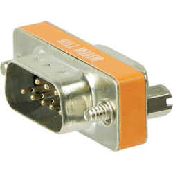 Adaptador DB9 Null Modem Macho-Fêmea RS-232