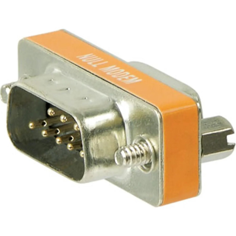 Adaptador DB9 Null Modem Macho-Fêmea RS-232