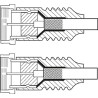 Cabo Coaxial SAT Goobay 50741 10m 80dB F-F