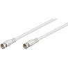 Cabo Coaxial SAT Goobay 50741 10m 80dB F-F