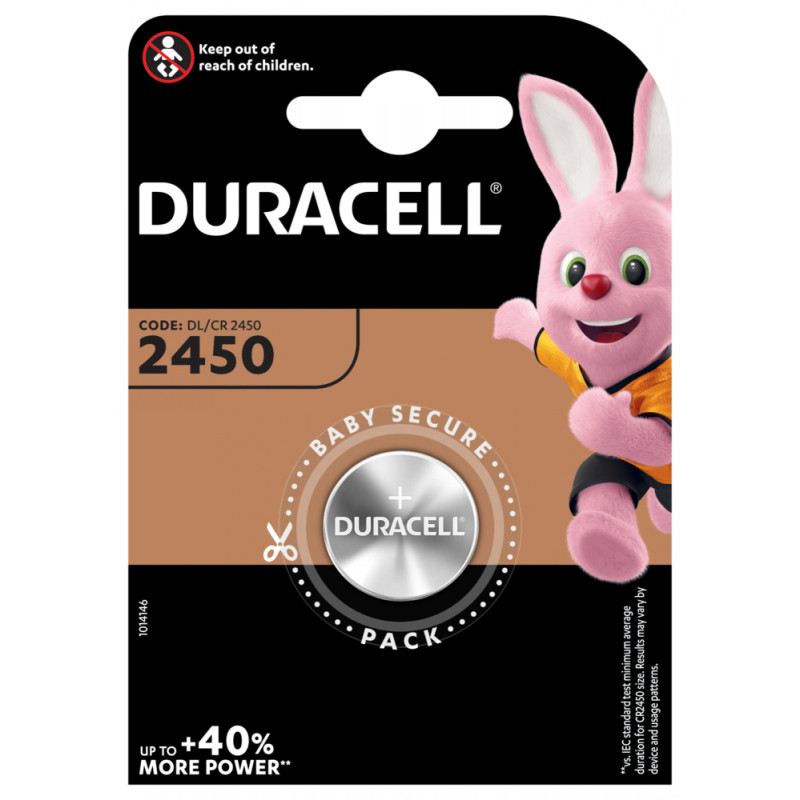 Duracell CR2450 Pilha Lítio 3V 620mAh