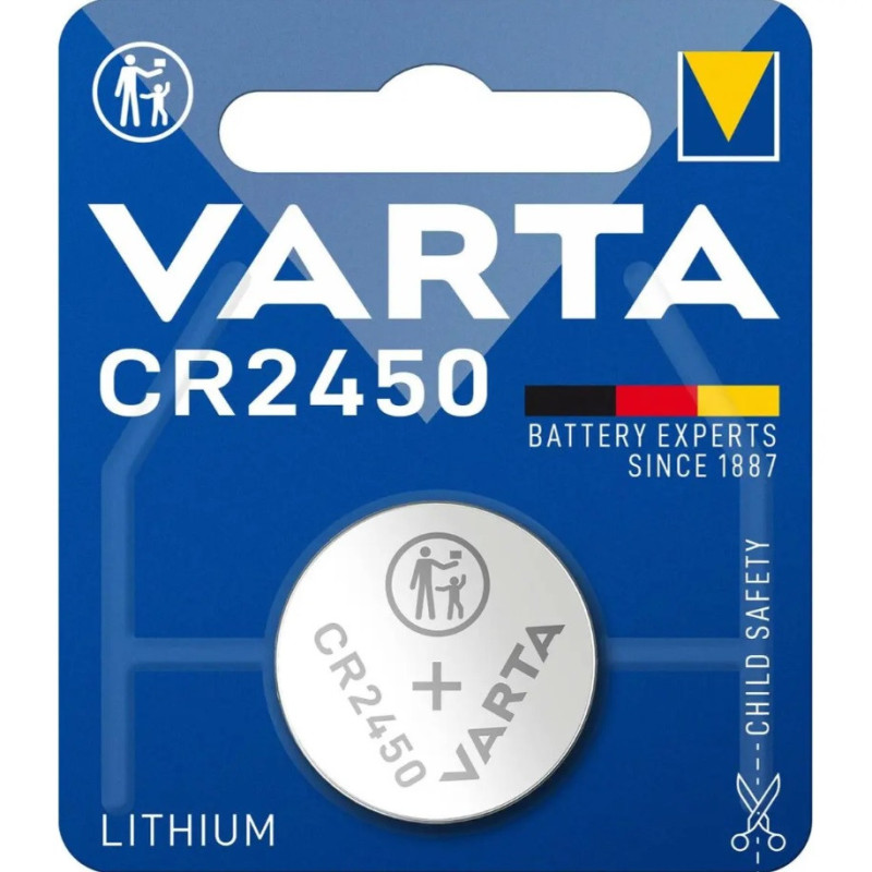 Varta CR2450 Pilha Lítio 3V 560mAh