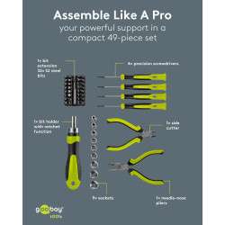 Goobay Advanced 49-Piece Tool Set