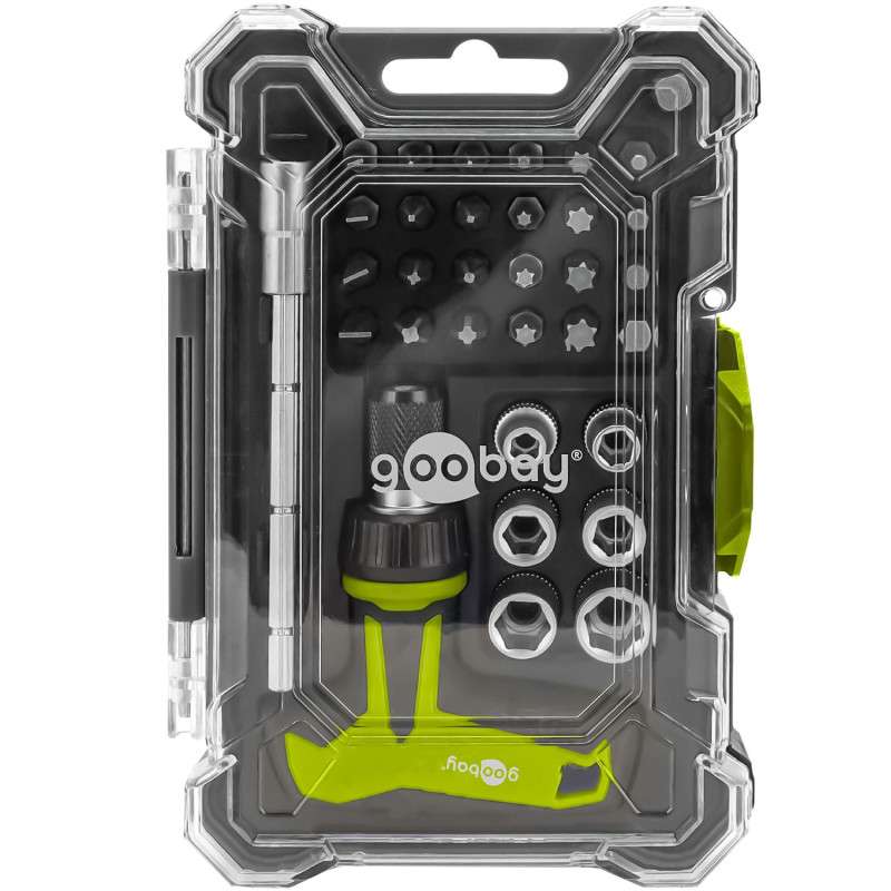 Goobay 30-Piece Screwdriver Bit Set