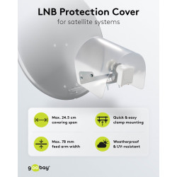 Goobay 67190 Capucha Protección LNB Satélite