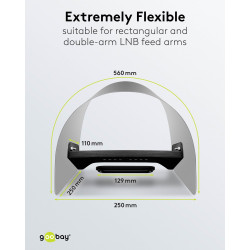 Goobay 67190 Capucha Protección LNB Satélite