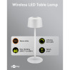 Goobay 77676 White Wireless LED Table Lamp