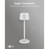 Goobay 77676 Lámpara Mesa LED Inalámbrica Blanca