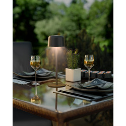 Goobay 77675 Lámpara Mesa LED Inalámbrica Negra