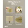 Goobay 77678 Lámpara Mesa LED Inalámbrica Beige