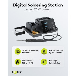 Goobay 78624 Estación Soldadura Digital 70W