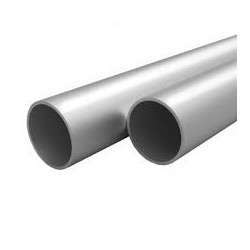 25 x 2 x 500 mm Tubo Alumínio redondo