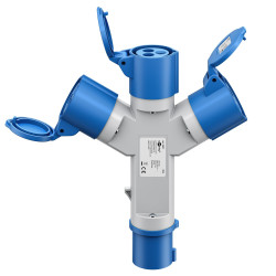 Goobay CEE Y Distributor 3 CEE Sockets