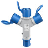Goobay Adaptador Distribuidor CEE Y 3 Tomas