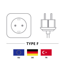 Goobay Toma con Interruptor 16A Schuko