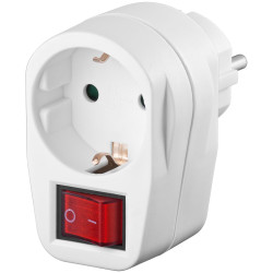 Goobay Toma con Interruptor 16A Schuko