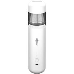 Goobay Mini Aspiradora Batería Advanced Blanca