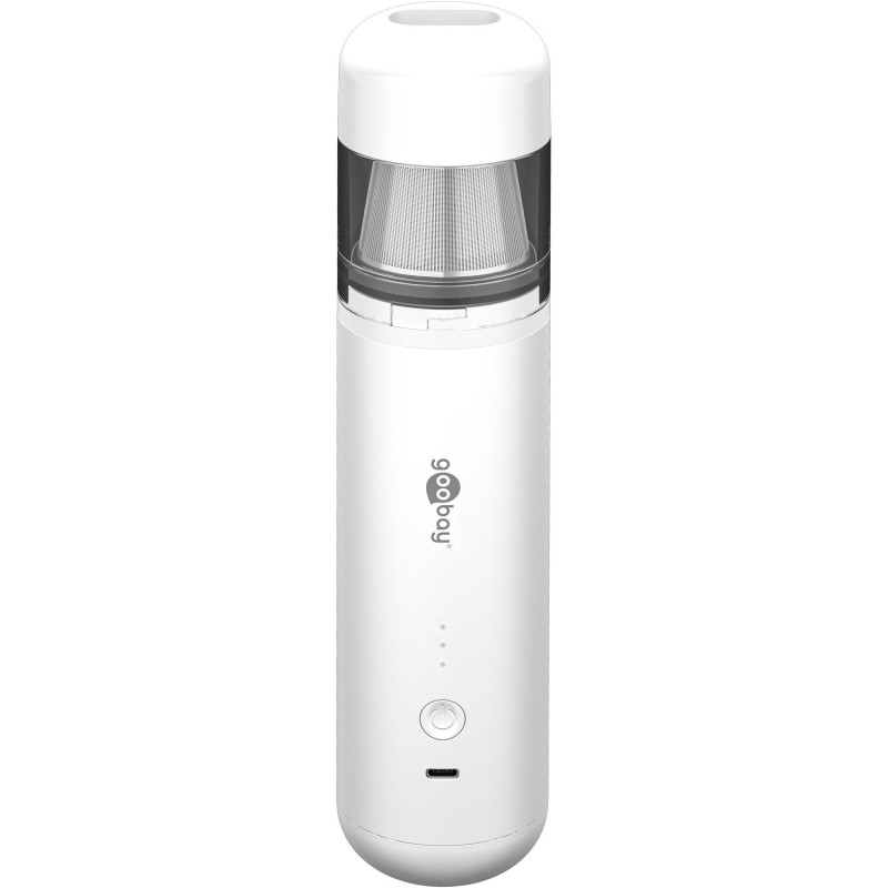 Goobay Mini Aspiradora Batería Advanced Blanca