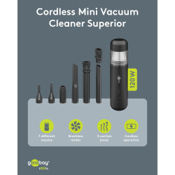 Goobay Mini Aspiradora Superior Negra 120W