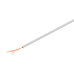 Goobay 55046 Fio Cobre Flexível 0,14 mm2 Branco 10 m