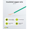 Goobay 55042 Cable Cobre Flexible 0,14 mm2 Verde 10 m