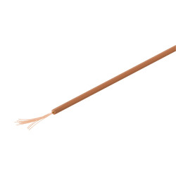 Goobay 55040 Fio Cobre Flexível 0,14 mm2 Castanho 10 m