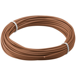 Goobay 55040 Cable Cobre Flexible 0,14 mm2 Marrón 10 m