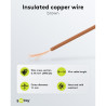 Goobay 55040 Fio Cobre Flexível 0,14 mm2 Castanho 10 m