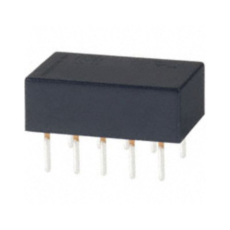 Relé Panasonic TQ2H-12V DPDT 1 A – Bobina 12 VDC