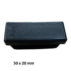 TAMPA INTERIOR 50X20 PVC PRETO