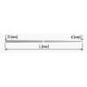 Varilla de acero Ø3x1300xØ2mm INOX Tagra C004273T