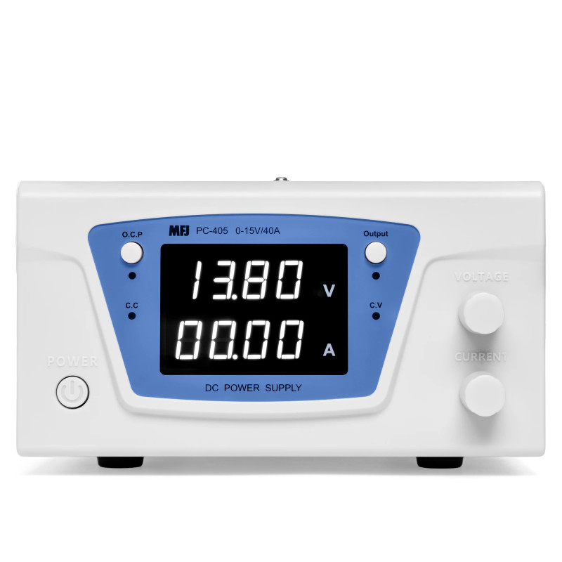 Fonte MFJ PC-405 Regulável 0–15 V / 40 A