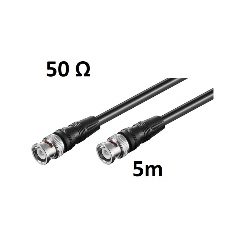 Cabo BNC Macho–BNC Macho RG58 50 Ω 5 m