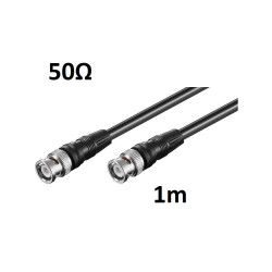 BNC Male–BNC Male RG58 50 Ω Cable 1 m
