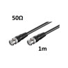 BNC Male–BNC Male RG58 50 Ω Cable 1 m