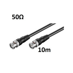 Cable BNC Macho–BNC Macho RG58 50 Ω 10 m