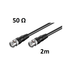 BNC Male–BNC Male RG58 50 Ω Cable 2 m