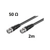 Cable BNC Macho–BNC Macho RG58 50 Ω 2 m