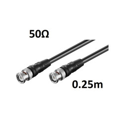 Cable BNC Macho–BNC Macho RG58 50 Ω 25 cm
