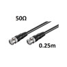 BNC Male–BNC Male RG58 50 Ω Cable 25 cm