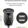 Carregador Auto Goobay Dual USB-A 12 W 2,4 A