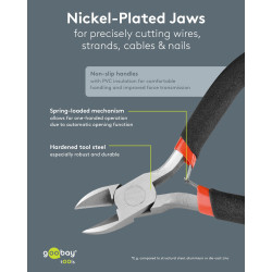 Alicate de Corte Lateral Goobay 110 mm