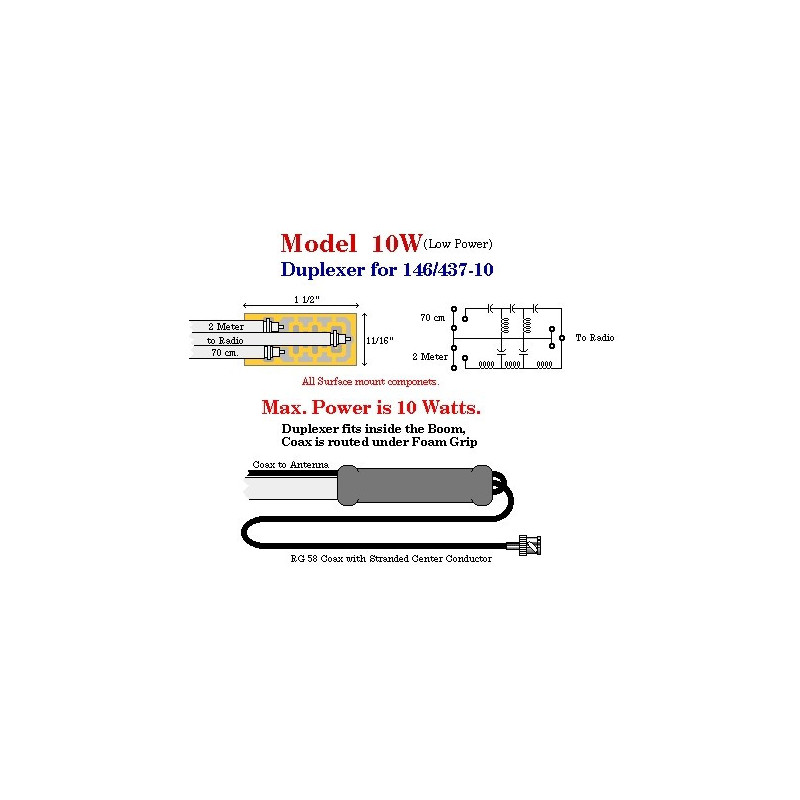 Duplexador Arrow Antennas VHF/UHF BNC – 10 W
