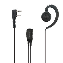 Microauricular Telecom MAU-CR-K-P Kenwood K1 com PTT