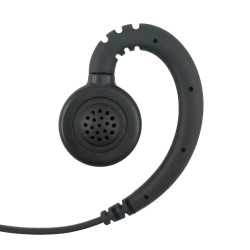 Microauricular Telecom MAU-CR-K-P Kenwood K1 con PTT