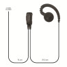 Microauricular Telecom MAU-CR-K-P Kenwood K1 com PTT
