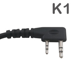 Microauricular Telecom MAU-CR-K-P Kenwood K1 con PTT