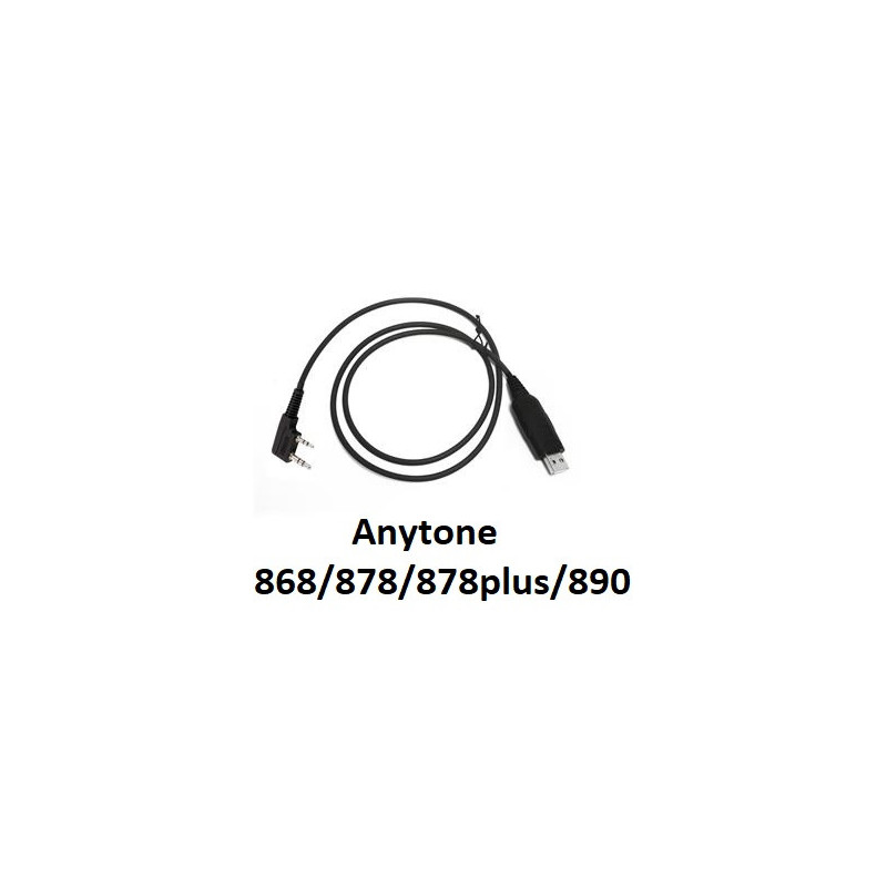 Cable de programación Anytone 868/878/878plus